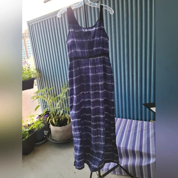 Simply Vera Vera Wang Sundress Tie Dye Blue  Large - Picture 6 of 15